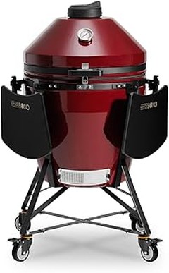 Guía para asar carne en un kamado con carro