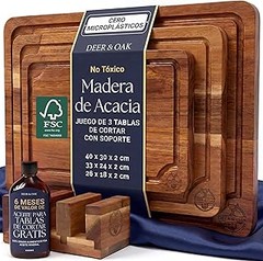 Conoce los precios de los sets de tablas de cortar para carne