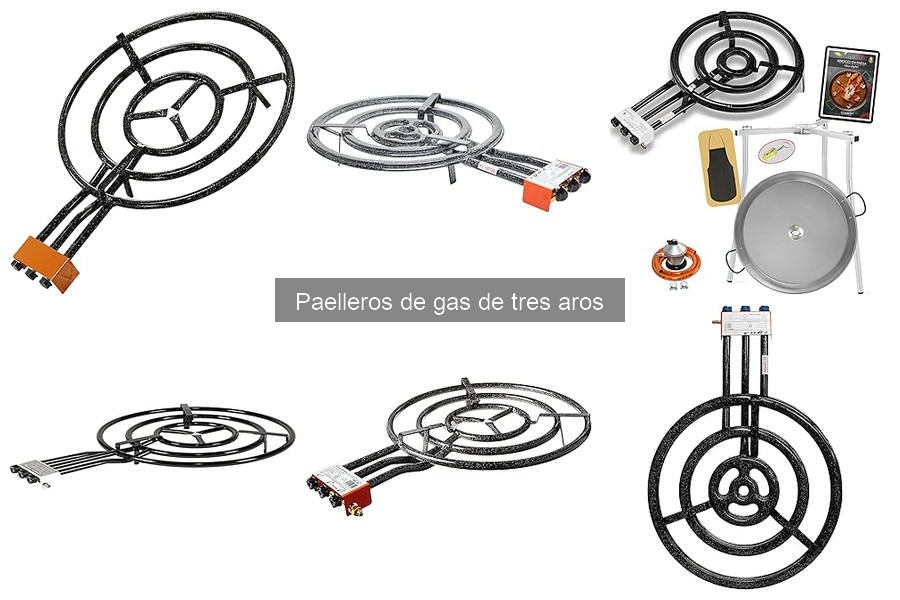 Accesorios esenciales para paelleros de gas de tres aros