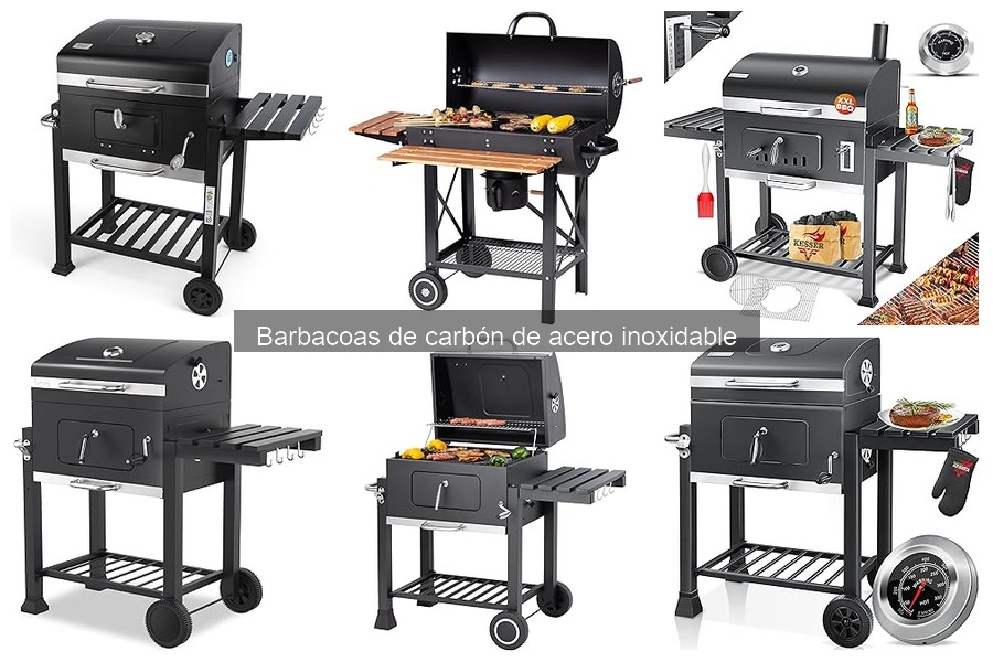 Accesorios imprescindibles para barbacoas de carbón de acero inoxidable