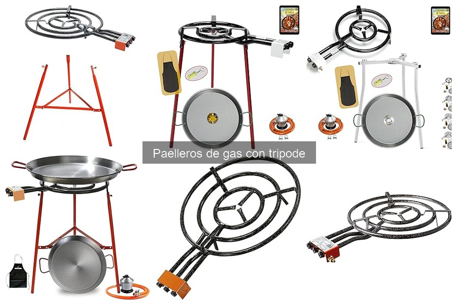 Accesorios indispensables para paelleros de gas con trípode