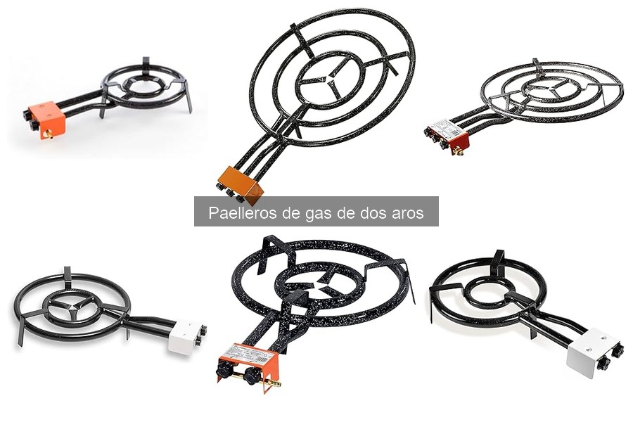 Accesorios recomendados para paelleros de gas de dos aros