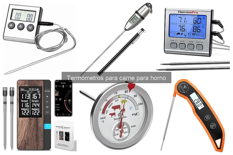 Accesorios útiles para termómetros de carne al horno