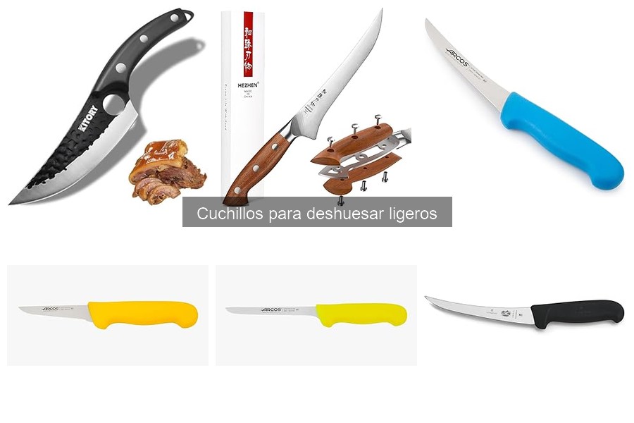 Alternativas a cuchillos deshuesadores ligeros para cocina