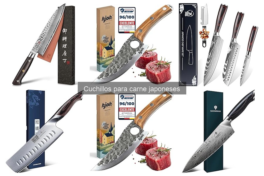 Alternativas a cuchillos para carne japoneses: mejores opciones