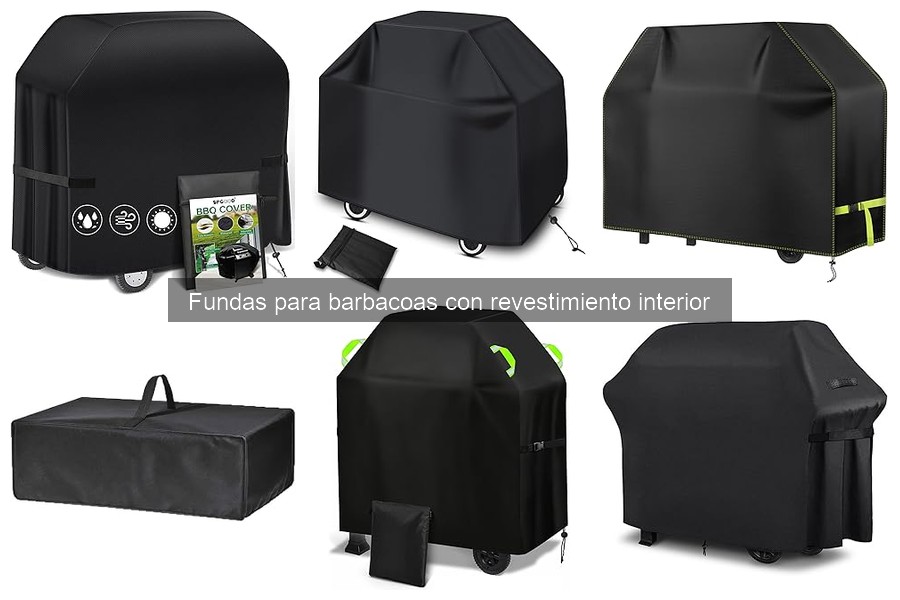 Alternativas a fundas para barbacoas con revestimiento interior