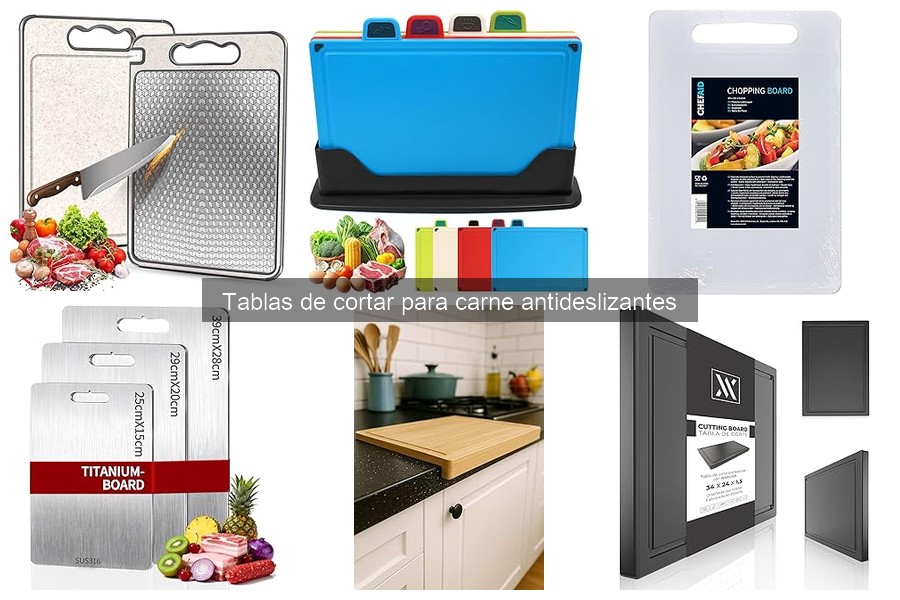 Alternativas a las tablas de cortar antideslizantes para carne