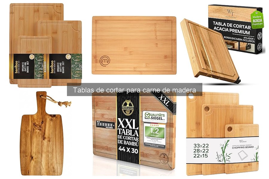 Alternativas a las tablas de cortar de madera para carne