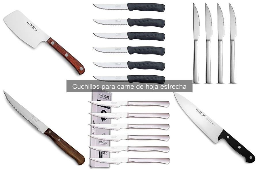 Alternativas a los cuchillos de hoja estrecha para carne