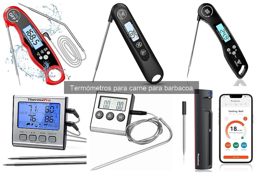 Alternativas a los termómetros para carne en barbacoa