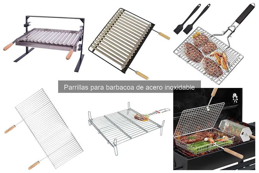 Alternativas a parrillas de acero inoxidable para barbacoa