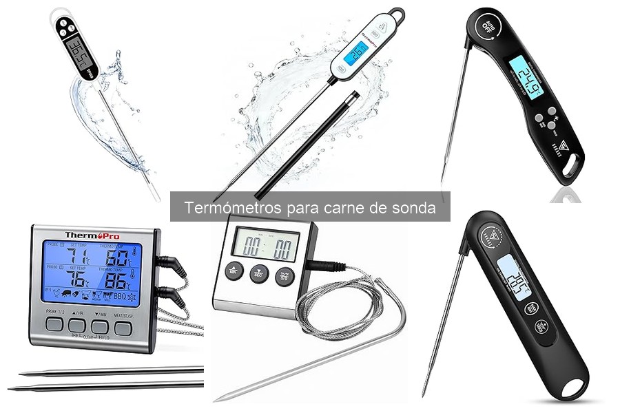 Alternativas a termómetros de sonda para carne