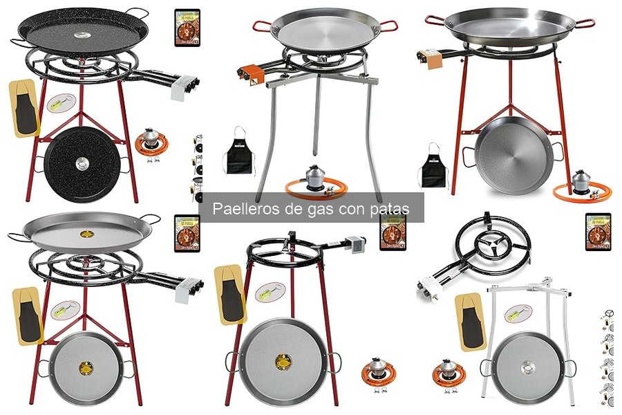 Alternativas al paellero de gas con patas para paella