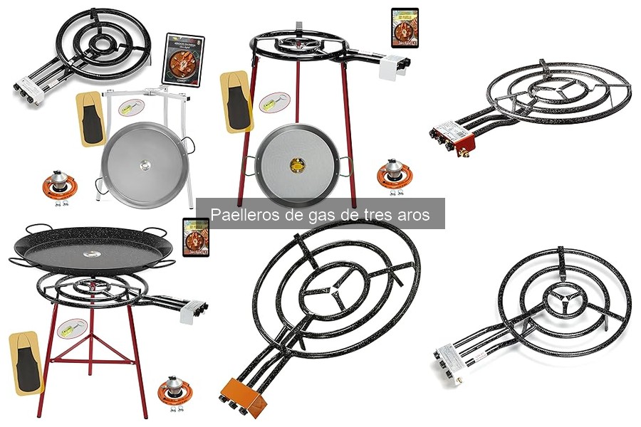 Alternativas al paellero de gas de tres aros para cocinar al aire libre