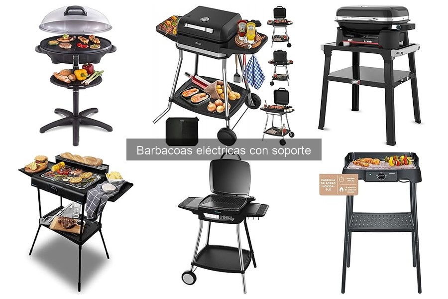 Barbacoas eléctricas con soporte: beneficios y características