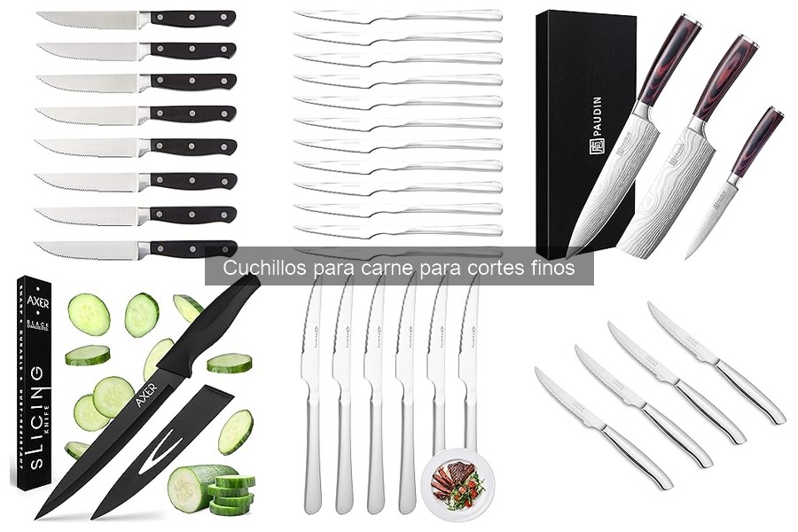 Beneficios de usar cuchillos especializados para carne