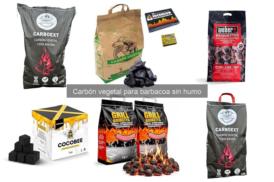 Carbón vegetal para barbacoa sin humo: beneficios y características