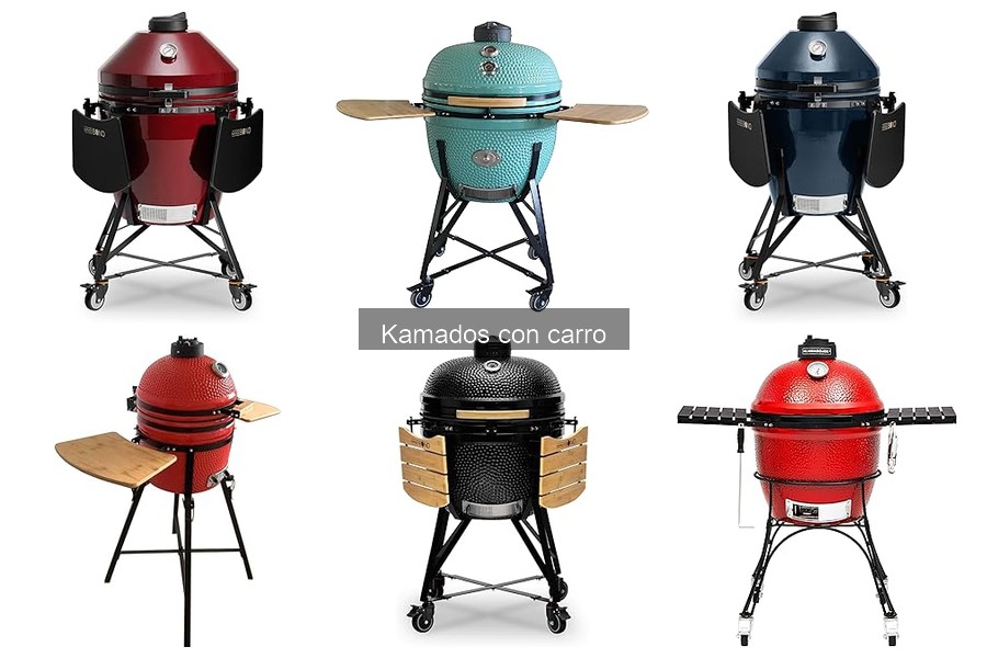 Cómo asar carne fácilmente con un kamado y carro