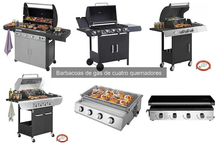 Cómo elegir la mejor barbacoa de gas de cuatro quemadores