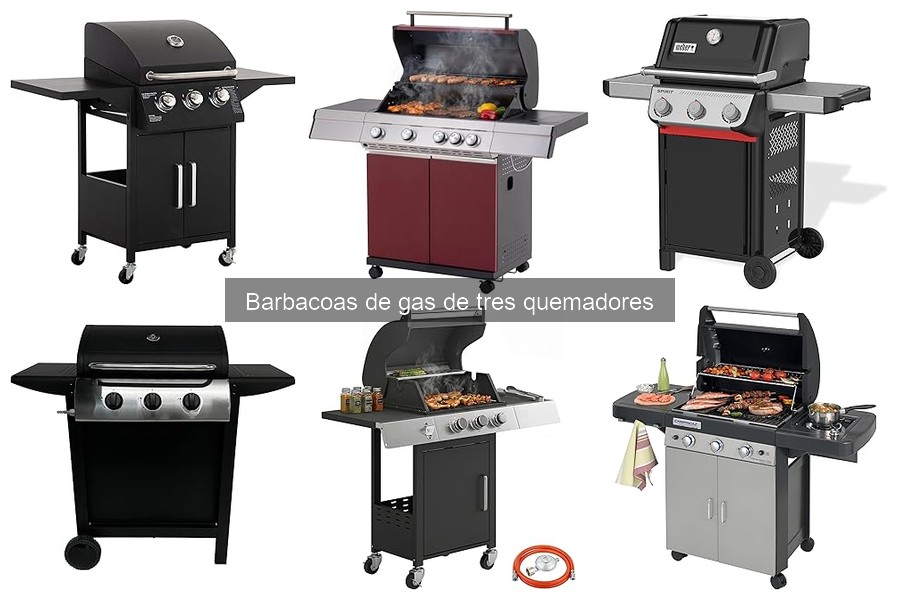 Cómo elegir la mejor barbacoa de gas de tres quemadores