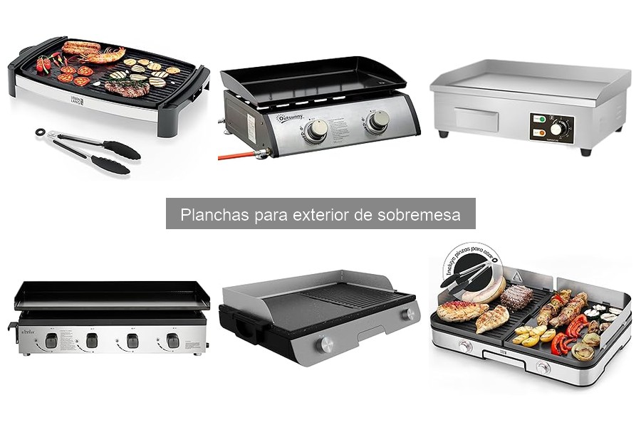 Cómo elegir la mejor plancha de sobremesa para exterior