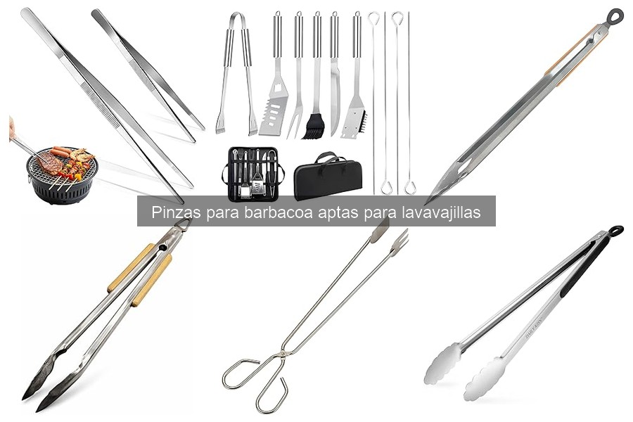Cómo limpiar pinzas para barbacoa aptas para lavavajillas