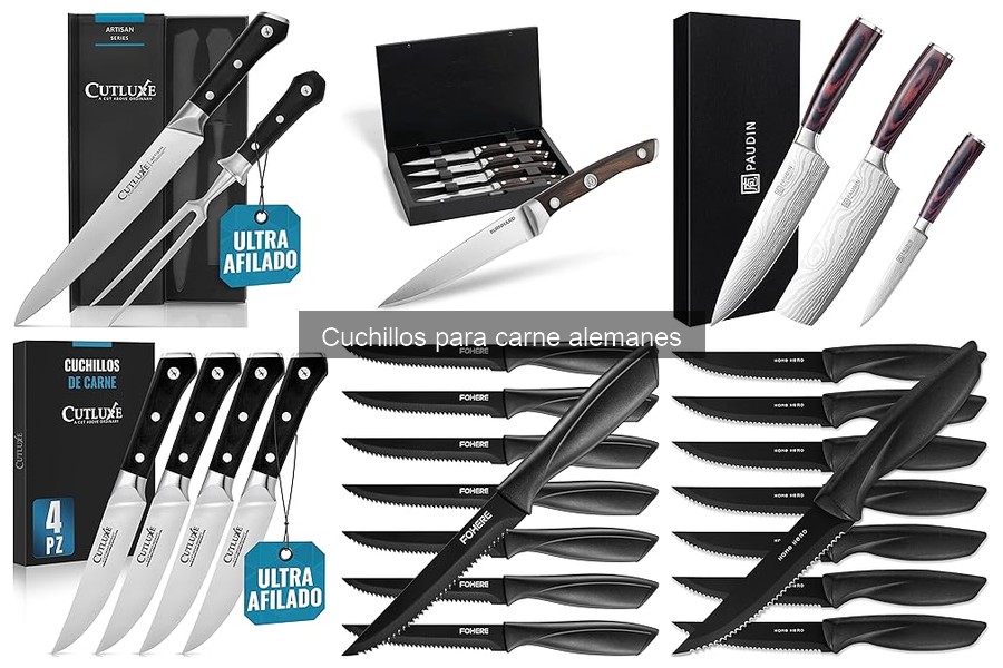 Cómo mantener cuchillos para carne alemanes en perfectas condiciones