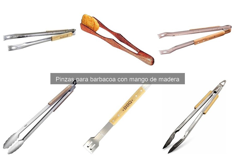 Cómo usar pinzas para barbacoa con mango de madera