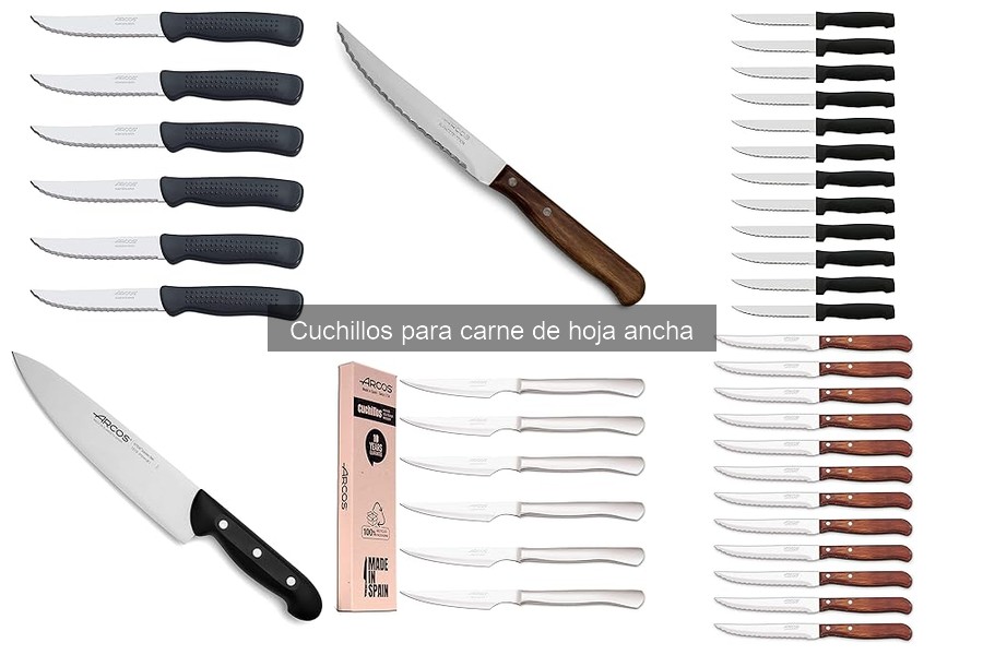 Cómo usar un cuchillo de hoja ancha para cortar carne