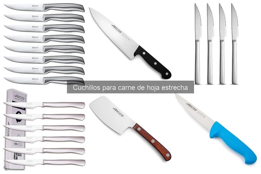Cómo usar un cuchillo de hoja estrecha para carne correctamente