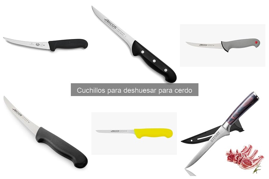 Cómo usar un cuchillo para deshuesar cerdo correctamente