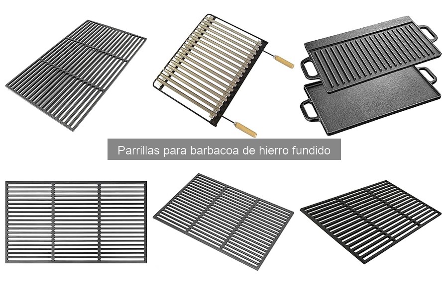 Cómo usar una parrilla de hierro fundido para barbacoa