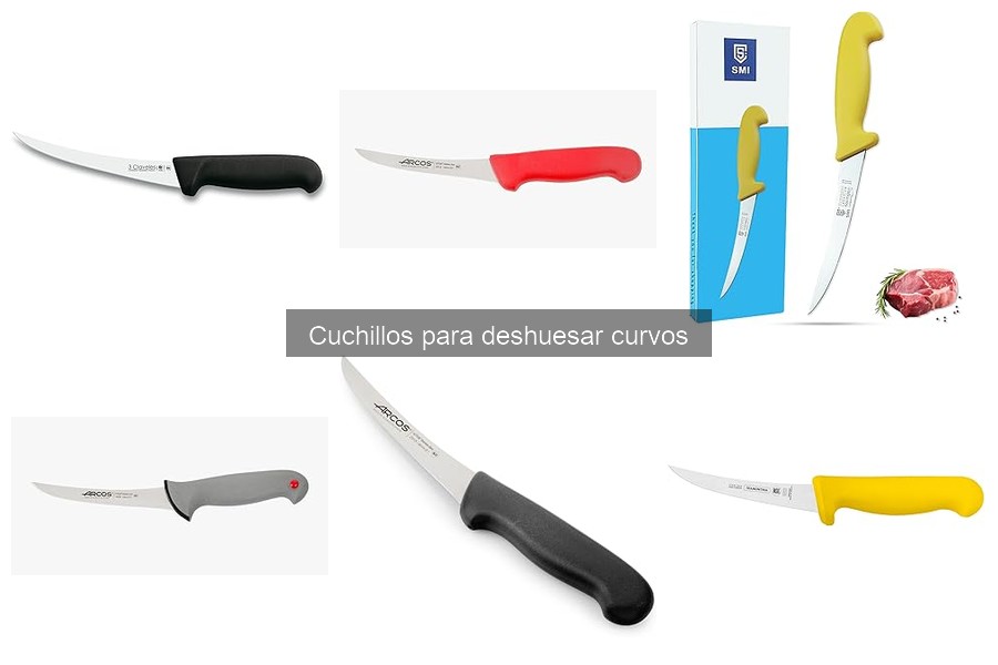 Comparativa: Cuchillos Curvos vs. Rectos para Deshuesar