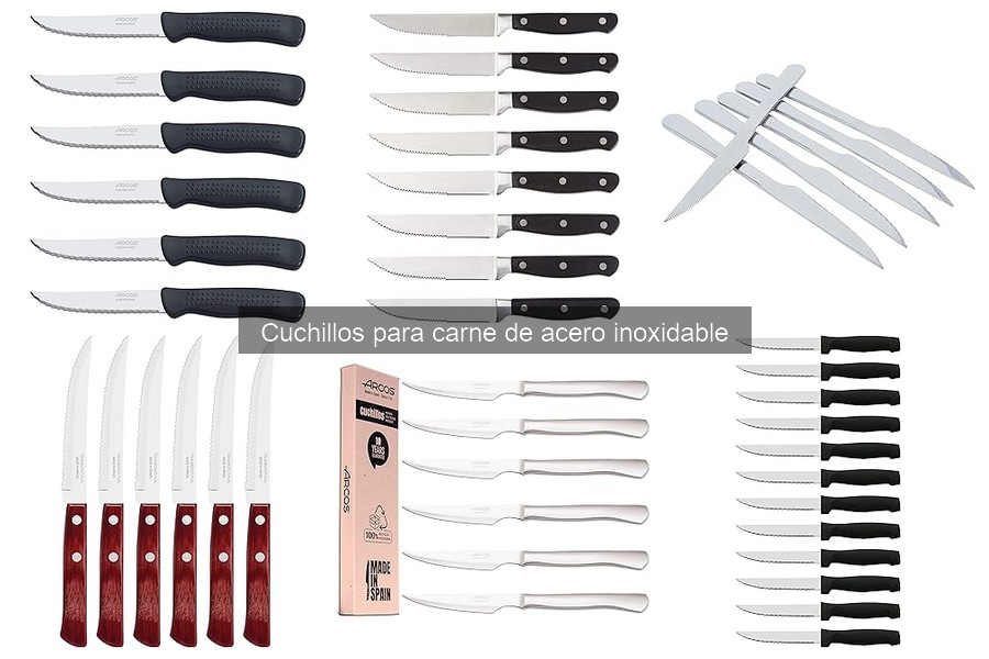 Comparativa: Cuchillos de Acero Inoxidable vs Cerámica para Carne