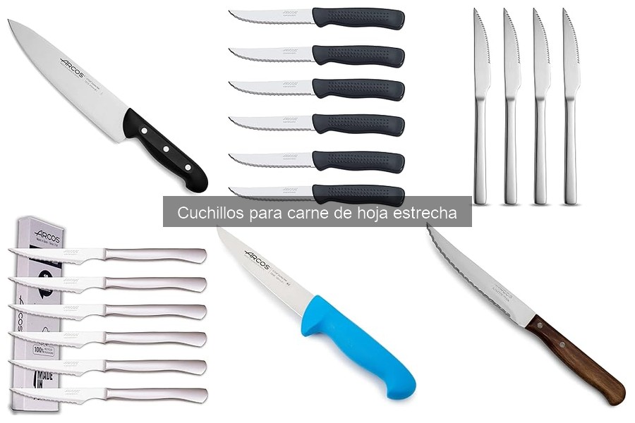 Comparativa: Cuchillos de Hoja Estrecha vs Cuchillos de Chef