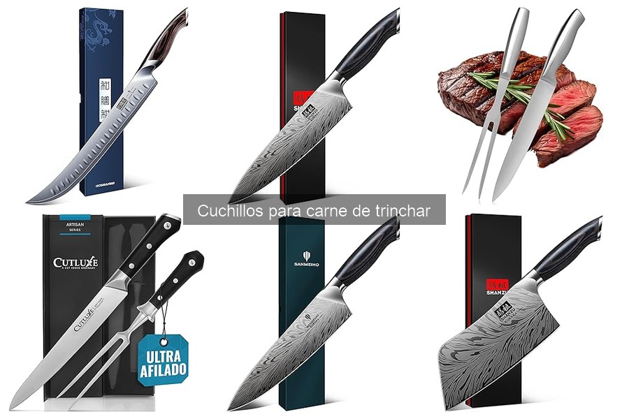 Comparativa Cuchillos de Trinchar: Acero Inoxidable vs Cerámico