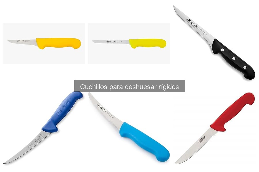 Comparativa: Cuchillos para Deshuesar Rígidos vs. Convencionales