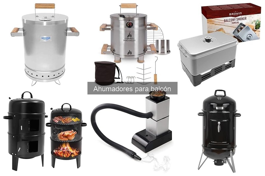 Comparativa de ahumadores eléctricos y de carbón para balcón