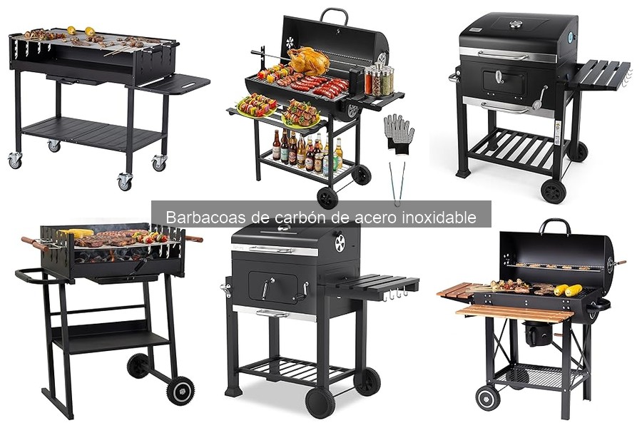 Comparativa de Barbacoas de Carbón de Acero Inoxidable