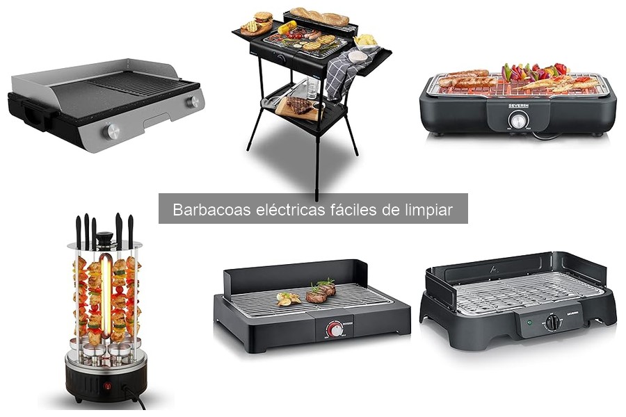 Comparativa de Barbacoas Eléctricas y de Carbón Fáciles de Limpiar
