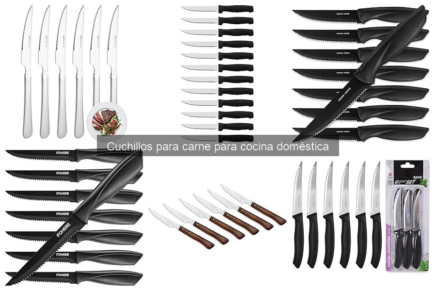 Comparativa de cuchillos para carne: elige el mejor para ti