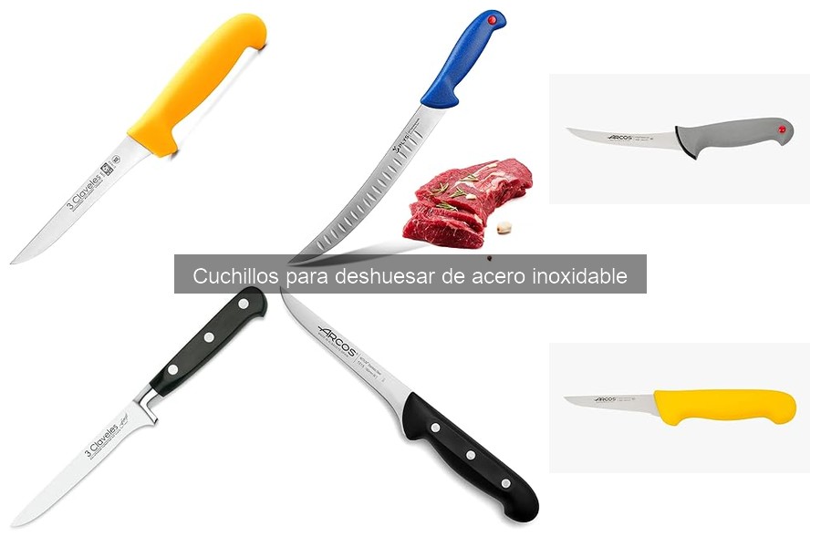 Comparativa de cuchillos para deshuesar de acero inoxidable