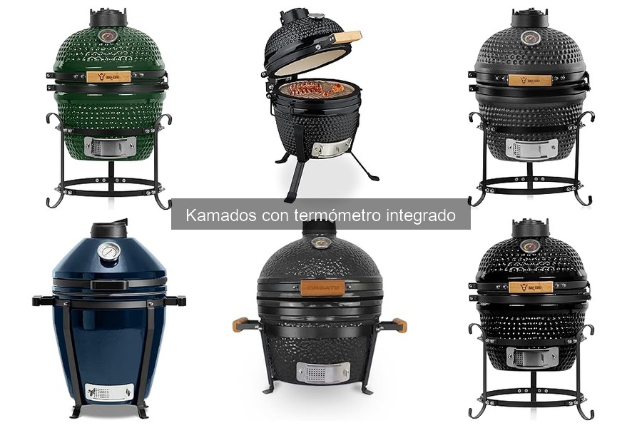 Comparativa de Kamados con Termómetro Integrado