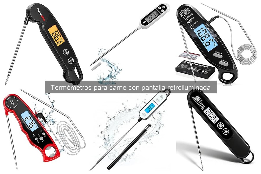 Comparativa de los mejores termómetros para carne retroiluminados