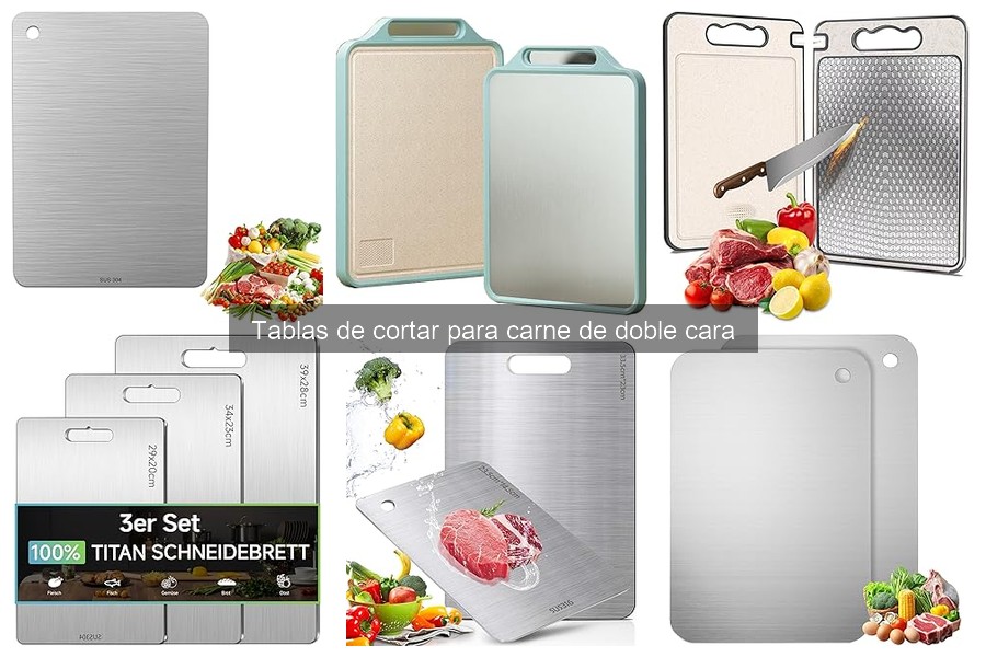 Comparativa de materiales para tablas de cortar de doble cara