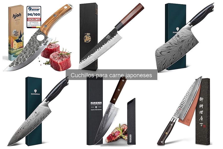 Comparativa de mejores cuchillos para carne japoneses