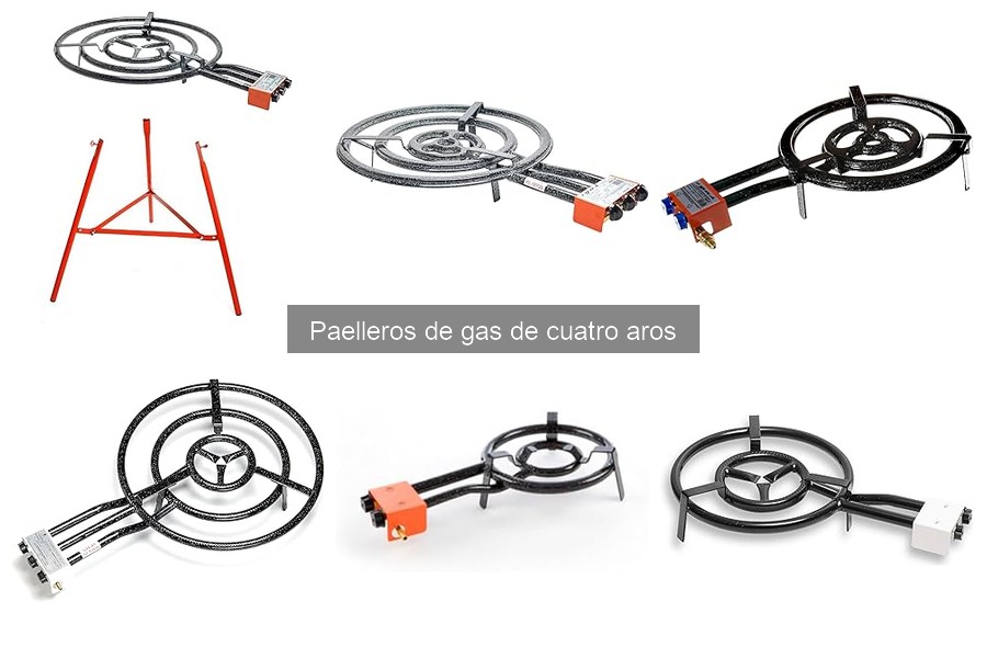 Comparativa de paelleros de gas de cuatro aros vs otras opciones