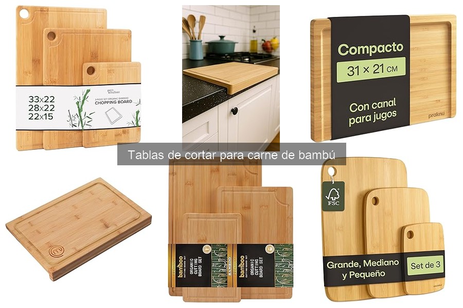 Comparativa: Tablas de cortar de bambú vs plástico
