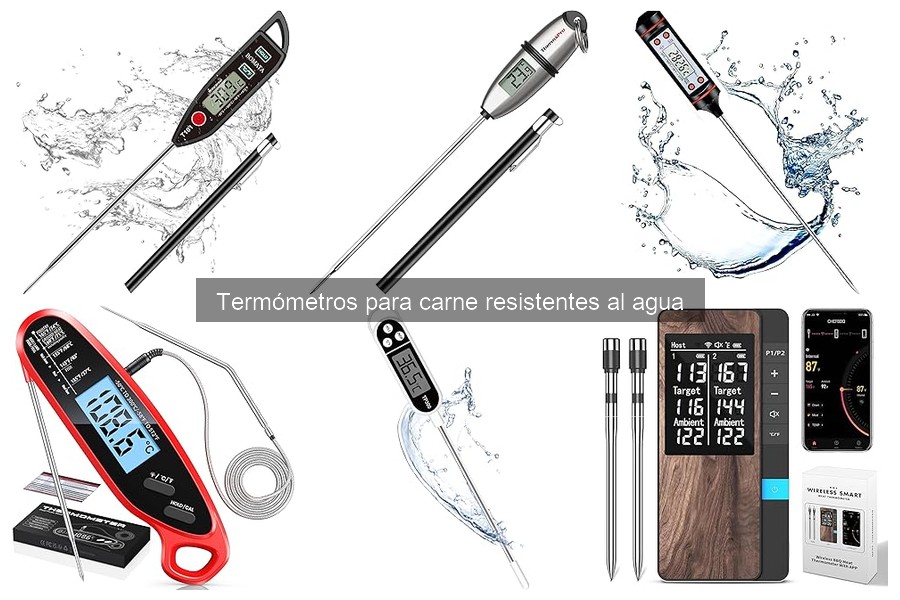 Comparativa: Termómetros para Carne Resistente al Agua vs No