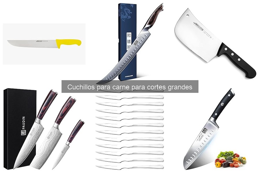 Cuándo reemplazar un cuchillo de carne para cortes grandes